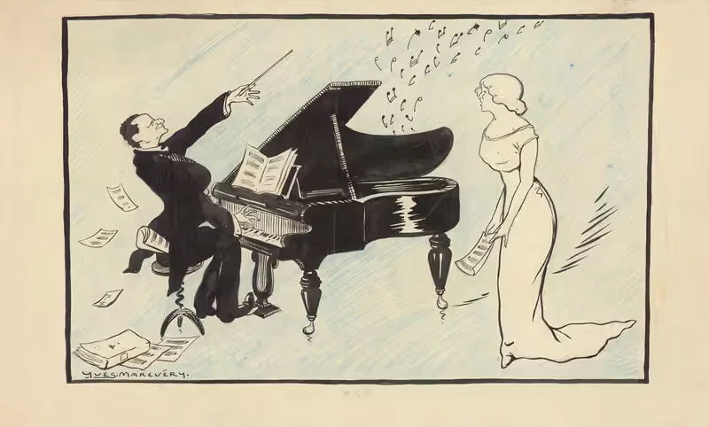Marthe Régnier et Raoul Gunsbourg — Yves Marevéry