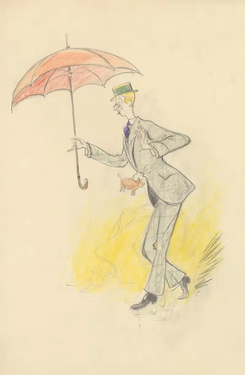 Paul Ardot dans 'La divorcée' de Victor Léon — Yves Marevéry