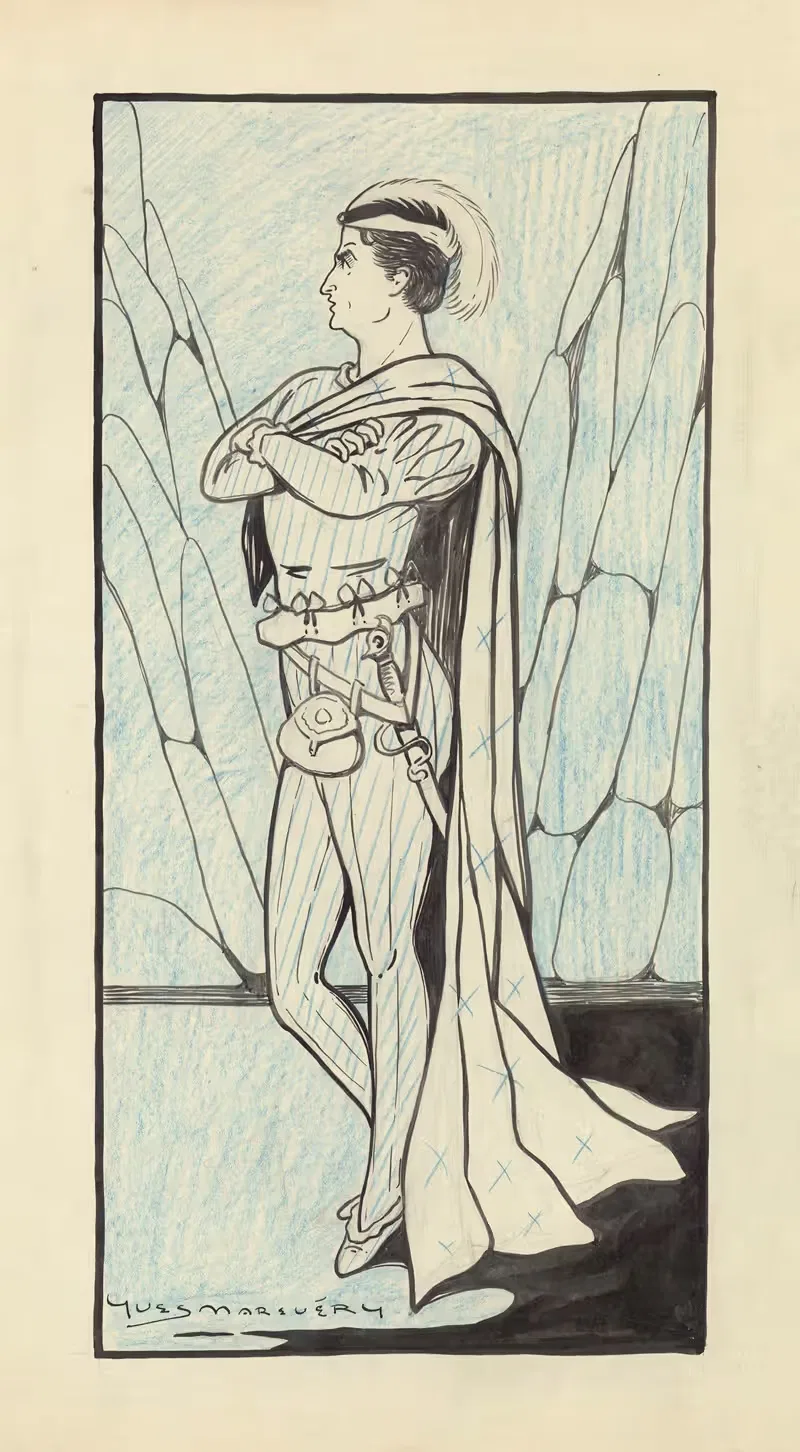 Ромюальд Жубе в 'Фаусте' Эдварда Кноблаха by Ив Маревери, 1912 — digital art print download