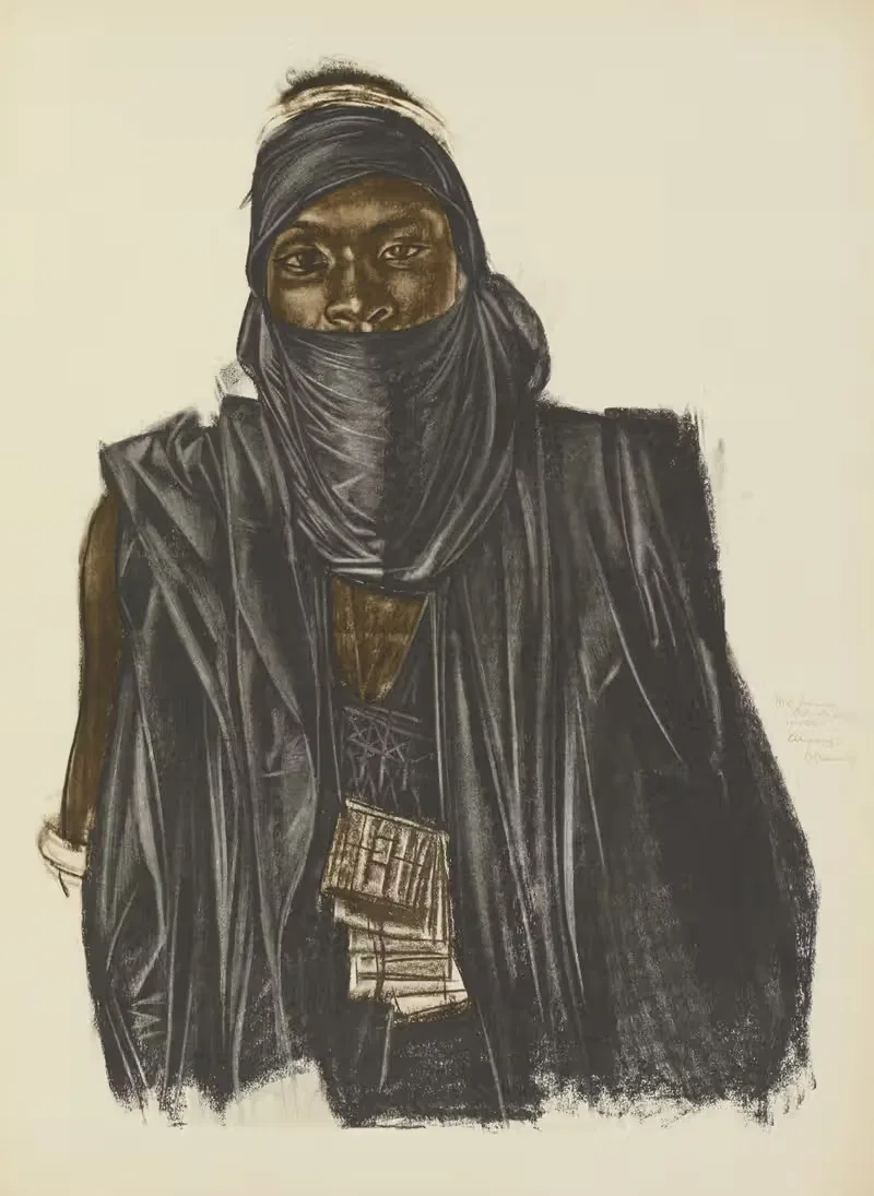 Мухаммед, раса Сонгай by Александр Жаковлев, 1927 — digital art print download