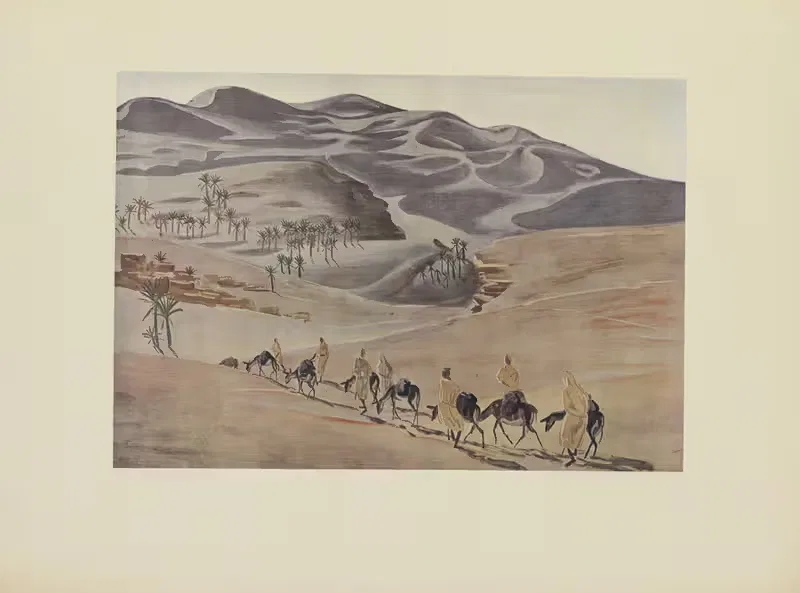 Дюны (Бенни-Аббес) by Александр Жаковлев, 1927 — digital art print download