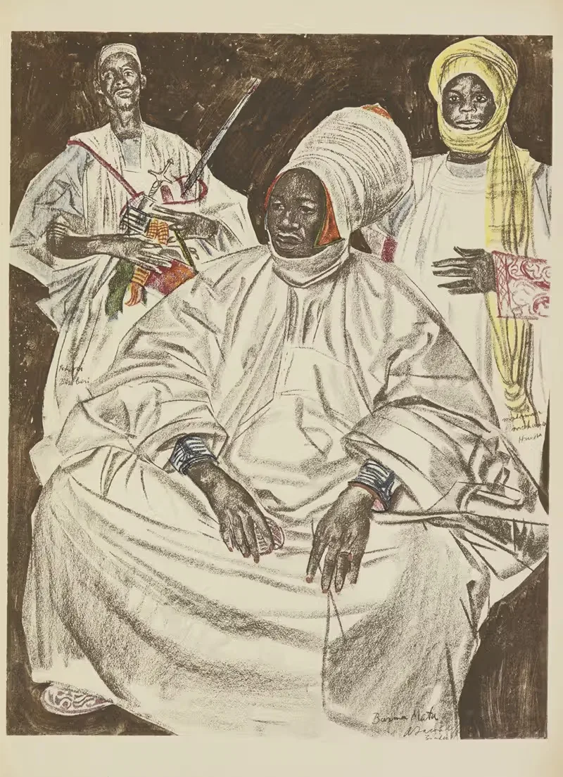 Барма Мата, султан Зиндера by Александр Жаковлев, 1927 — digital art print download