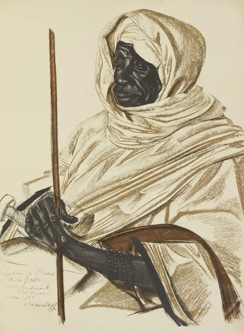 Эм Габо, султан Бирао by Александр Жаковлев, 1927 — digital art print download