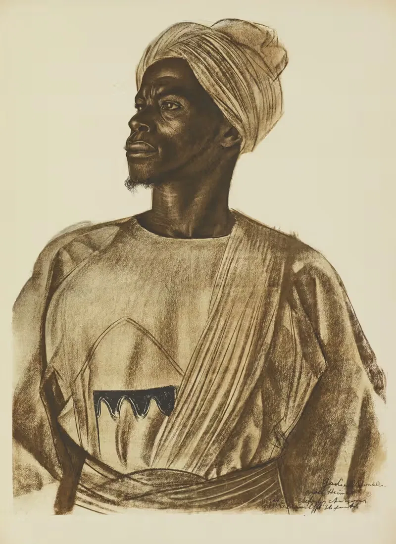Gadem, chasseur d’Éléphants (Birao) — Alexandre Jacovleff