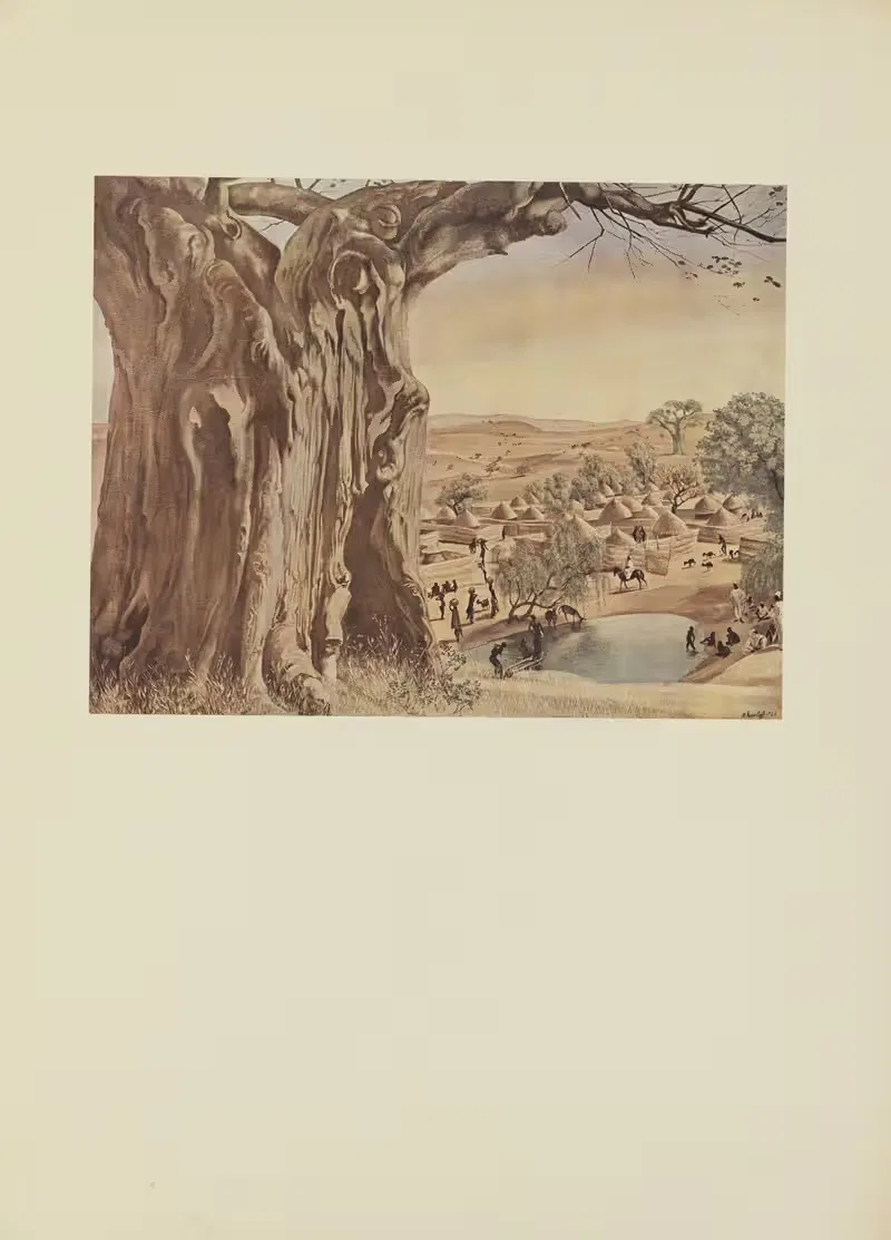 Баобаб (Судан) by Александр Жаковлев, 1927 — digital art print download