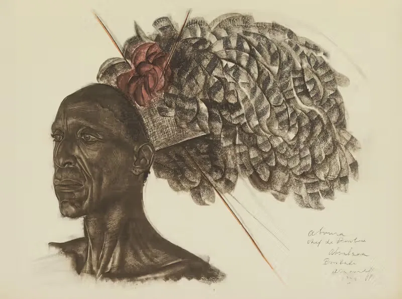 Абура, шеф Абабуа (Бамили) by Александр Жаковлев, 1927 — digital art print download