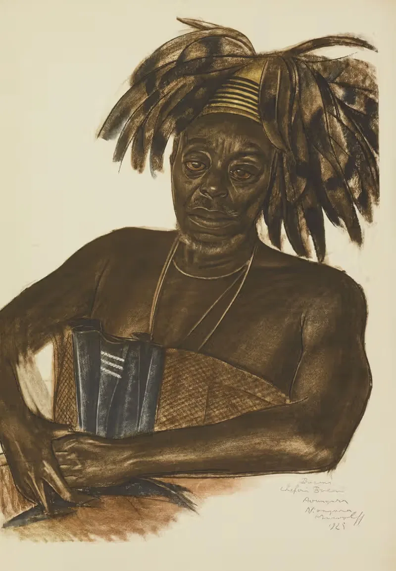 Boèmi, chef Avungura (Niangara) — Alexandre Jacovleff