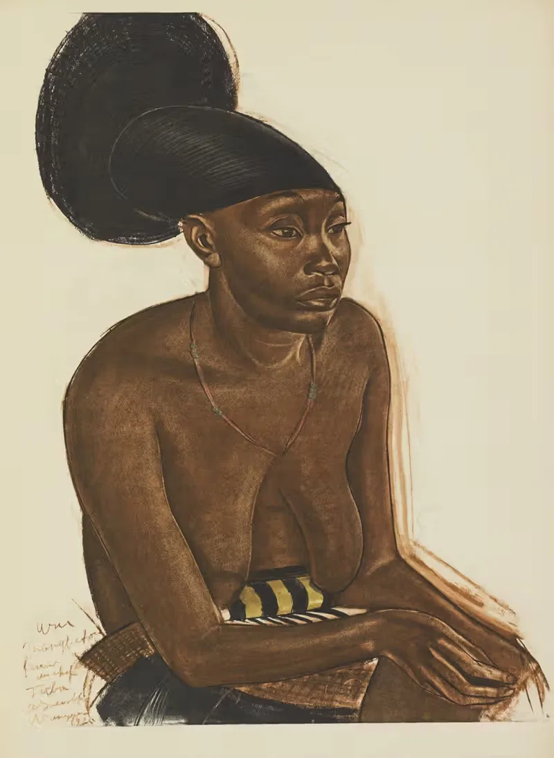 Uru, la Mangbetou (Niangara) — Alexandre Jacovleff