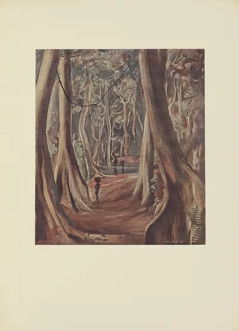 Dans la Grande Forét by Alexandre Jacovleff, 1927 — digital art print download