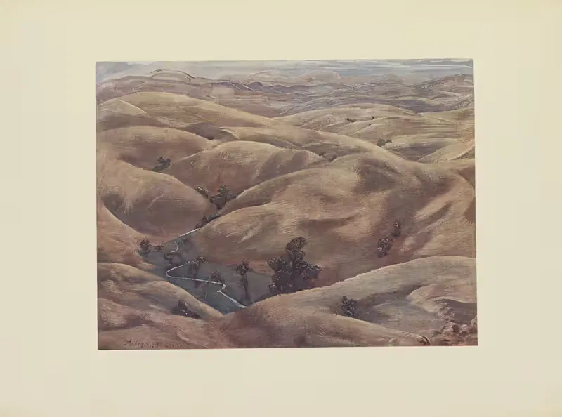 Высокие плато Мадагаскара by Александр Жаковлев, 1927 — digital art print download