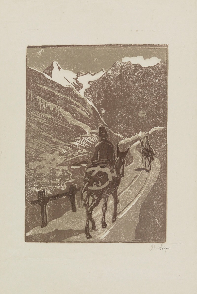Мул (Валь д'Эранс) by Алиса Байи, 1906 — digital art print download