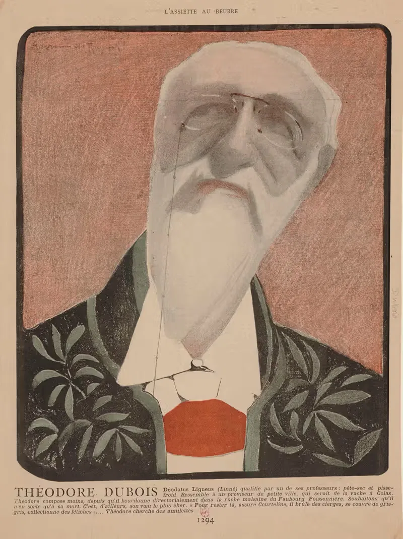 Théodore Dubois by Aroun Al-Rascid, 1902 — digital art print download