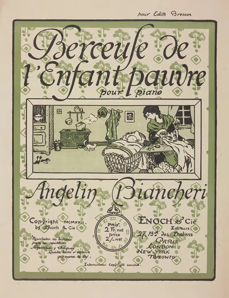 Колыбельная бедного ребенка by Жорж Ориоль, 1922 — digital art print download
