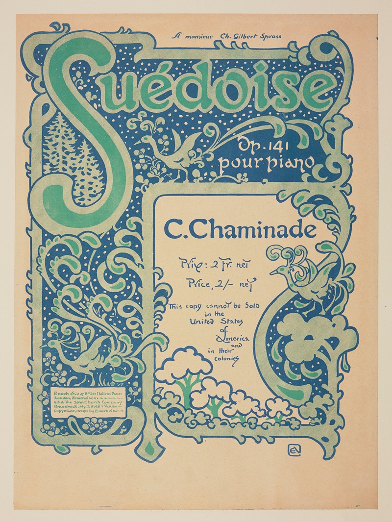 Suédoise by George Auriol, 1911 — digital art print download