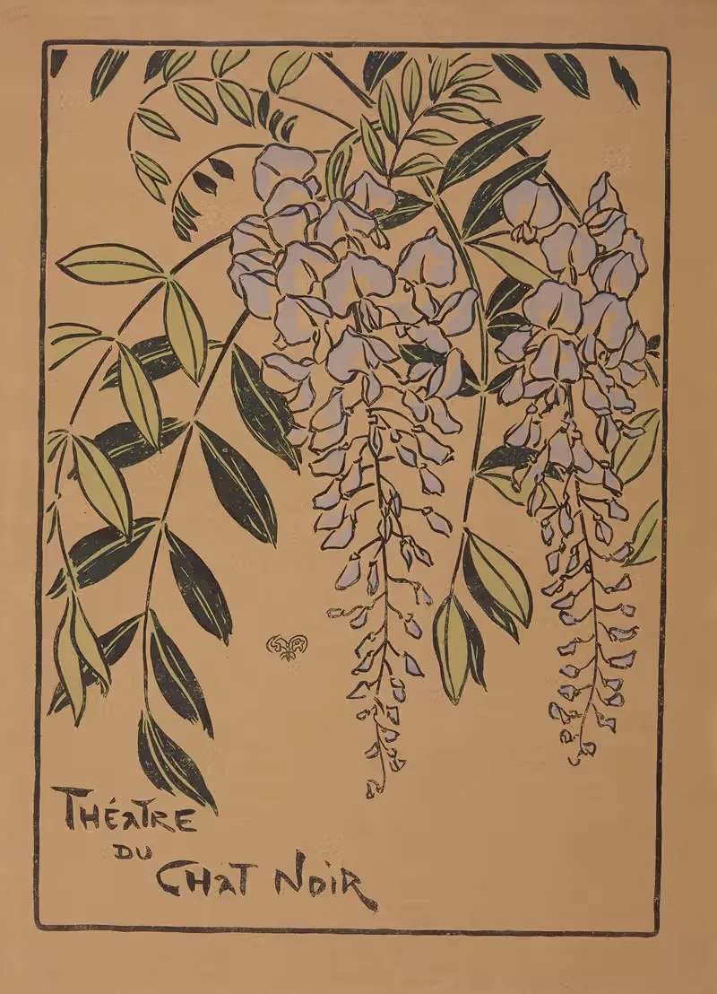 Театр Черного Кота by Жорж Ориоль, 1895 — digital art print download