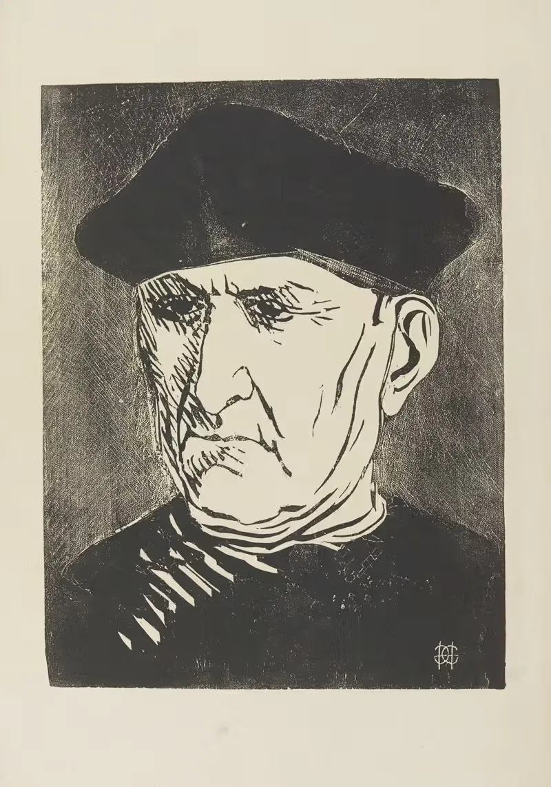 Grand portrait d'homme — Henri-Charles Guérard