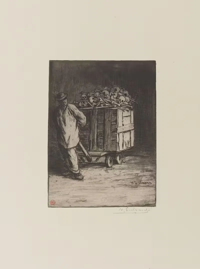 Могильщик by Анри-Шарль Герар, 1890 — digital art print download