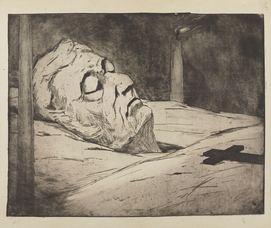 Мертвец by Анри-Шарль Герар, 1890 — digital art print download