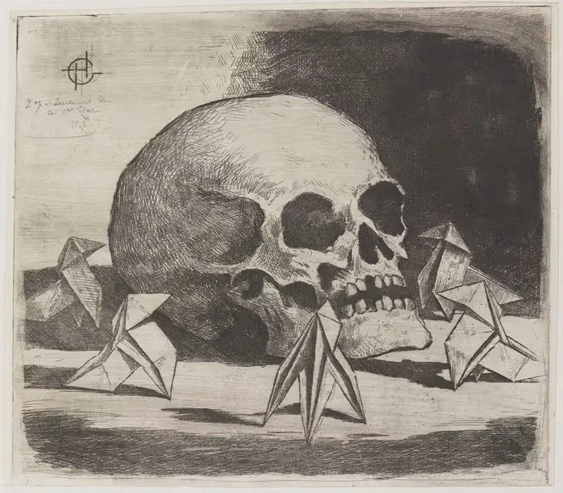 Les cocottes de la mort by Henri-Charles Guérard, 1875 — digital art print download