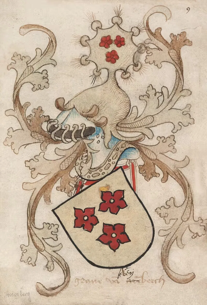 Граф Аренберг by Герольд Нассау-Вианден, 1485-1495 — digital art print download