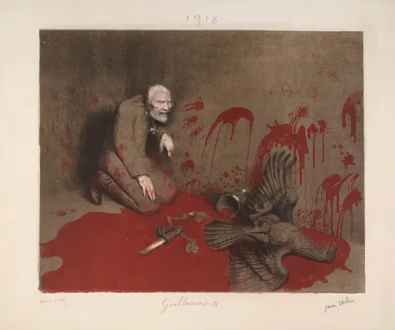 Вильгельм II by Жан Вебер, 1918 — digital art print download