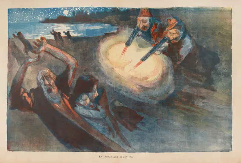 Охота на армян by Жан Вебер, 1898 — digital art print download