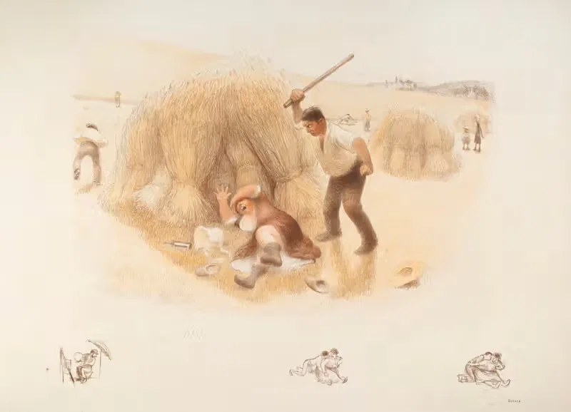 Супружеская коррекция или Явное преступление by Жан Вебер, 1908 — digital art print download