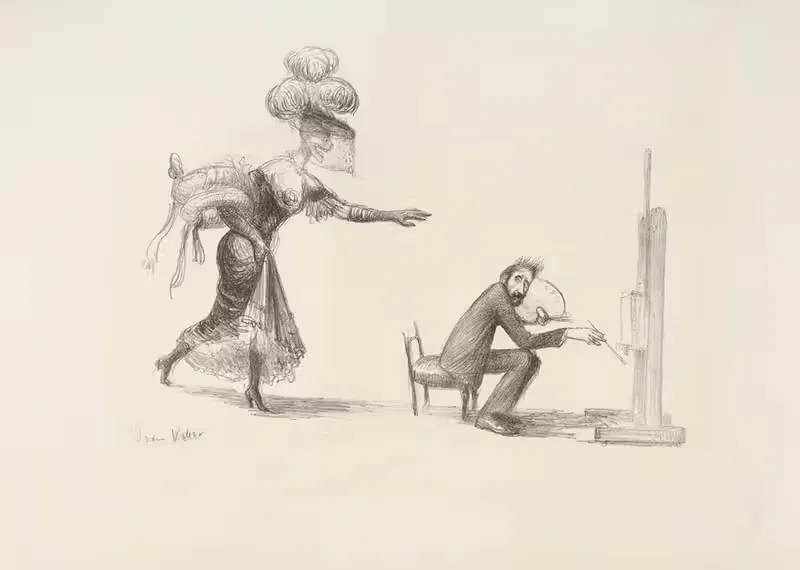 Дама неумолимая by Жан Вебер, 1907 — digital art print download