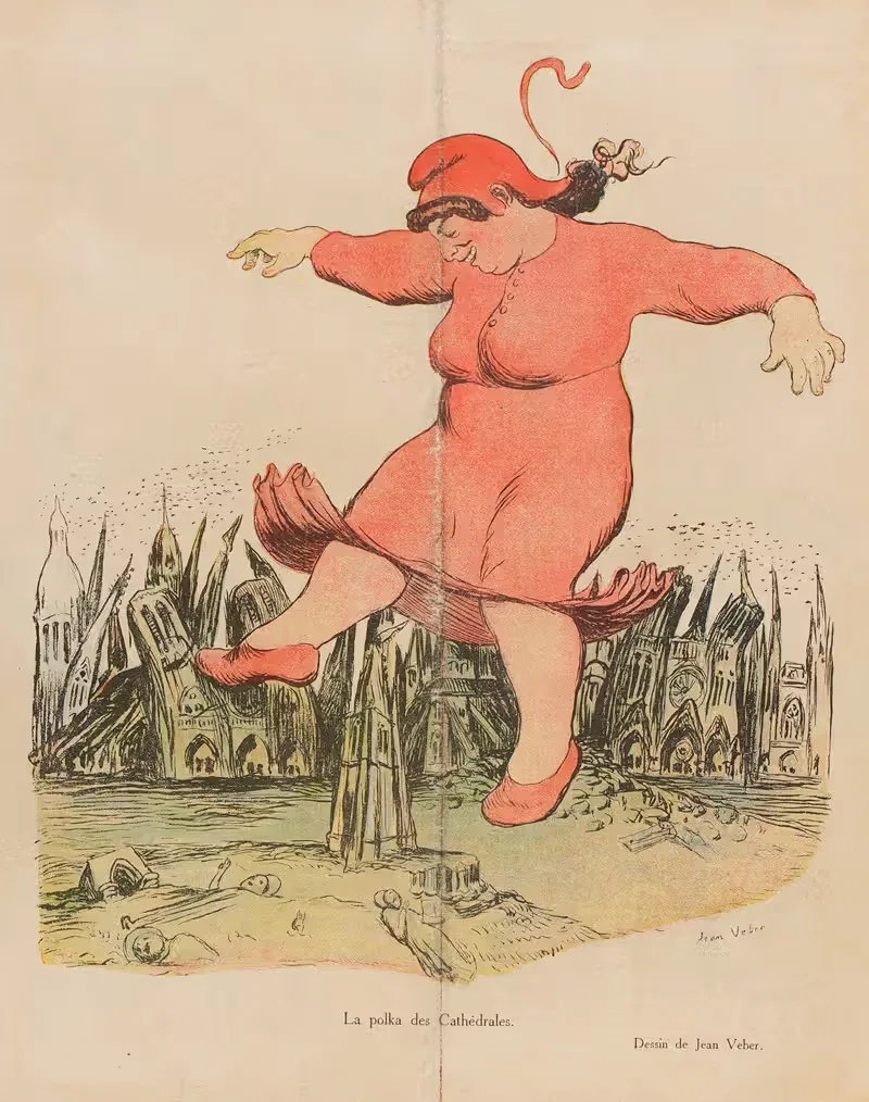 Полка соборов by Жан Вебер, 1911 — digital art print download