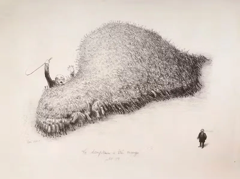 Le Dompteur a été mangé — Jean Veber