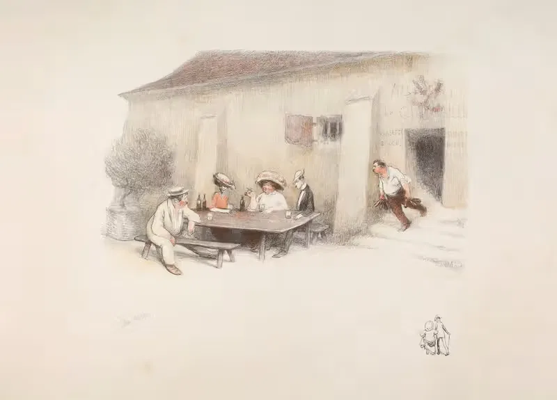 Отец Ла Шикай by Жан Вебер, 1909 — digital art print download
