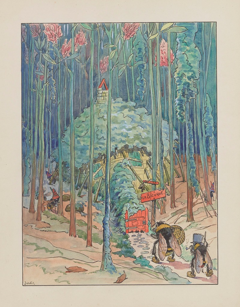 Лачуга by Жордик, 1914 — digital art print download
