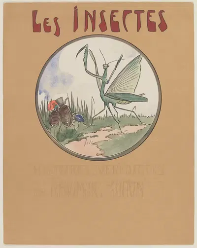 Насекомые by Жордик, 1914 — digital art print download