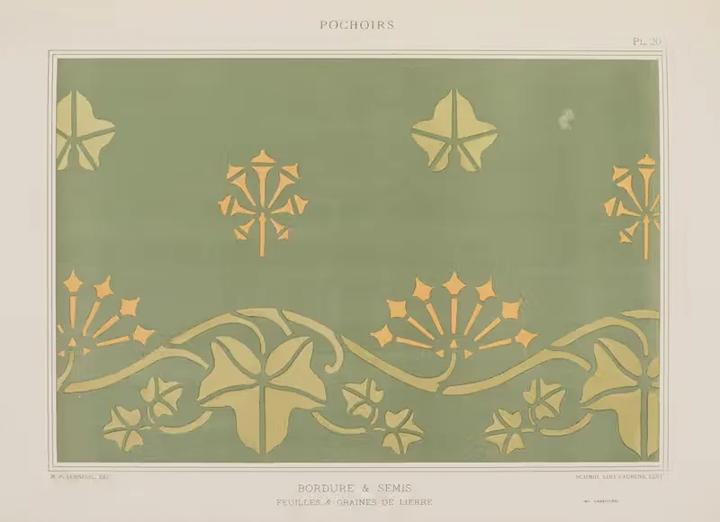 Bordure et semis, Feuilles & graines de lierre — Maurice Pillard Verneuil