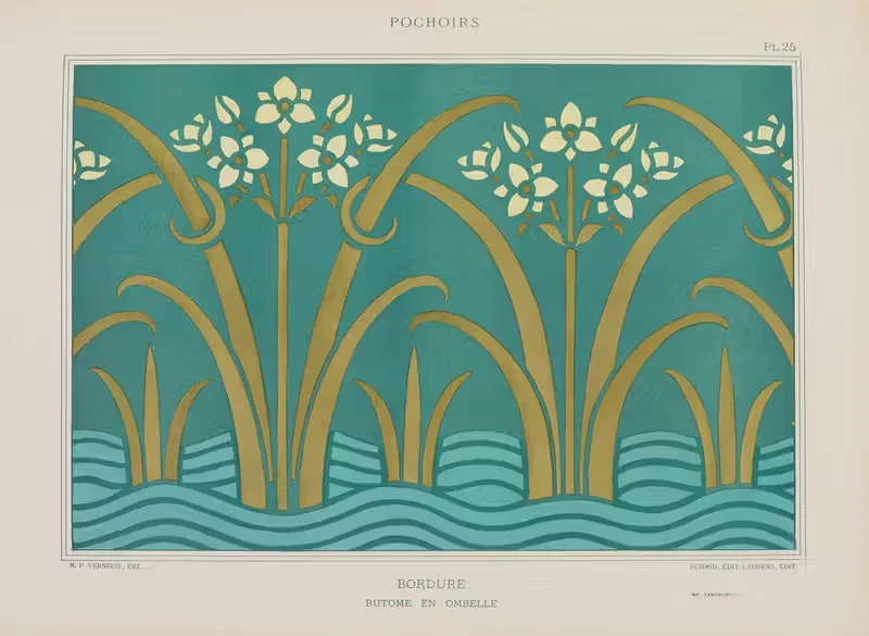 Bordure, Butome en ombelle — Maurice Pillard Verneuil