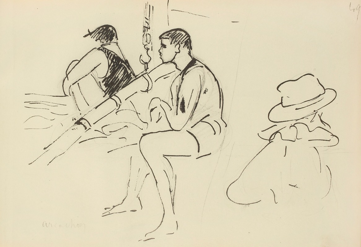 Аркашон by Поль Гуте, 1921 — digital art print download