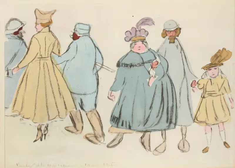 Бульвар Мадлен, март 1916 by Поль Гуте, 1921 — digital art print download