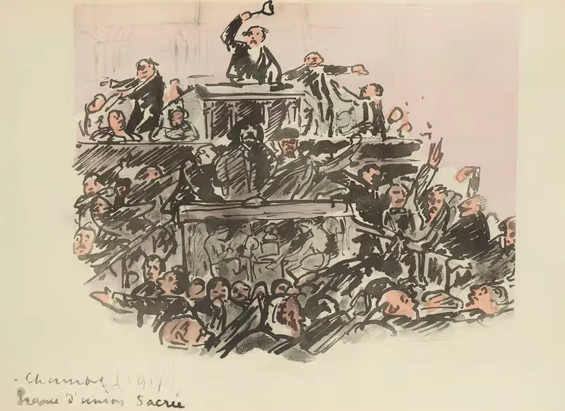Chambre (1917) Séance d'Union Sacrée — Paul Goute