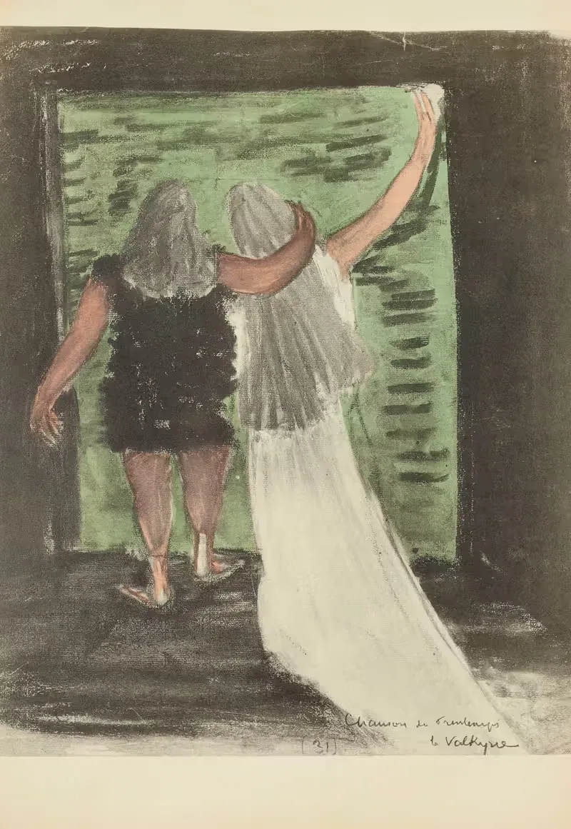Песня весны, Валькирия by Поль Гуте, 1921 — digital art print download