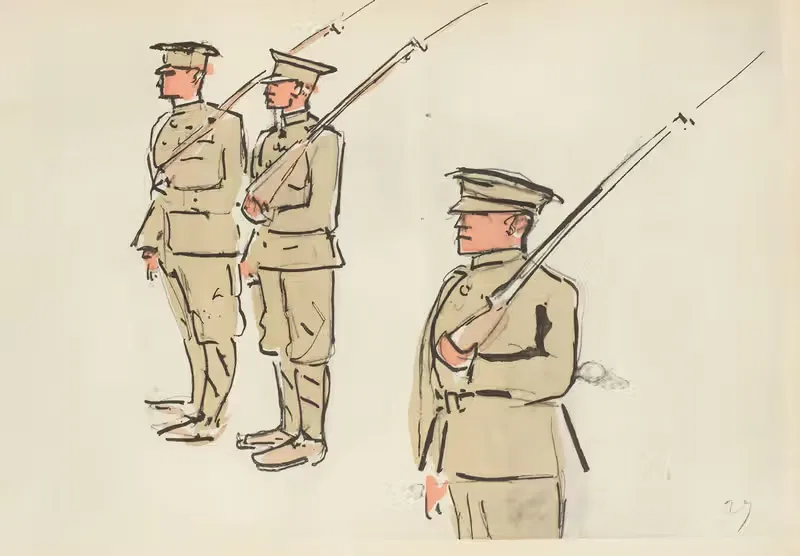 Парад 14 июля 1919 — Поль Гуте