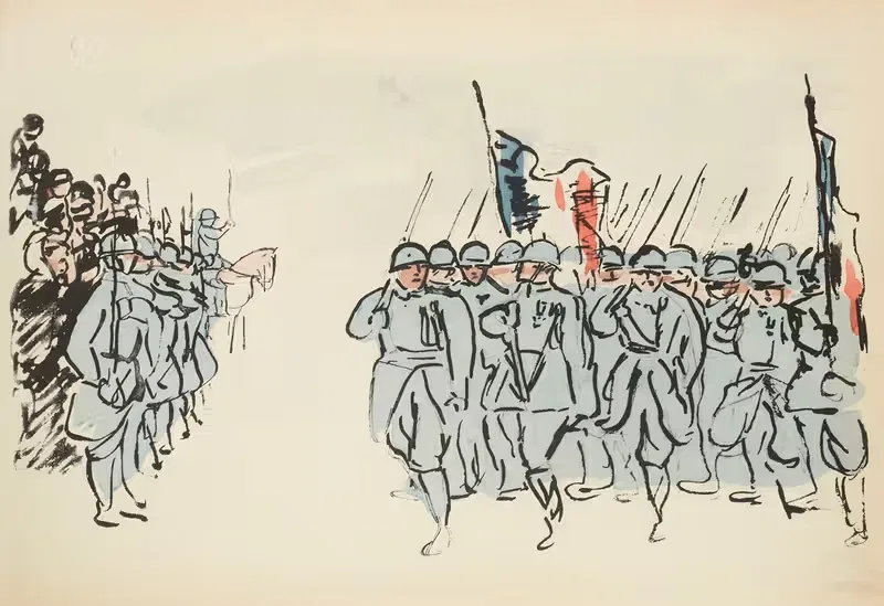 Défilé du 14 juillet 1919 — Paul Goute