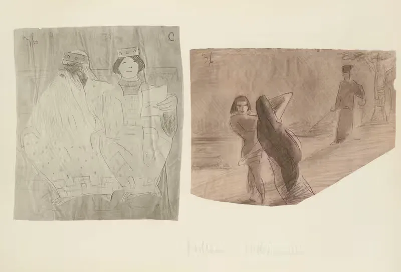 Опера комик, Pelléas и Mélisande. by Поль Гуте, 1921 — digital art print download
