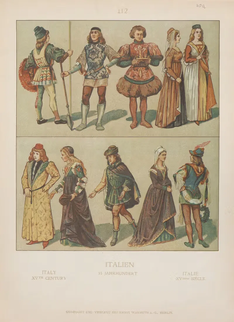 Italy; XVth century by Adolf Rosenberg, 1905 — digital art print download