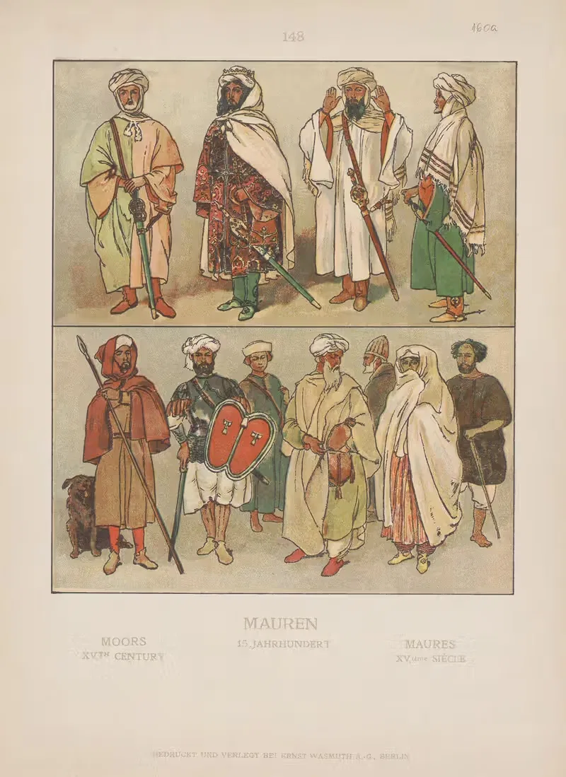 Мавры; XV век by Адольф Розенберг, 1905 — digital art print download