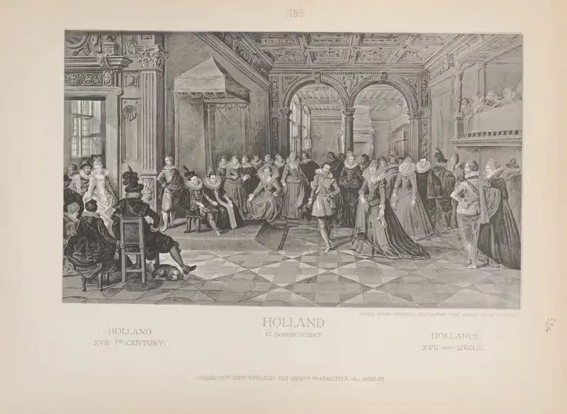 Нидерланды; XVII век by Адольф Розенберг, 1905 — digital art print download