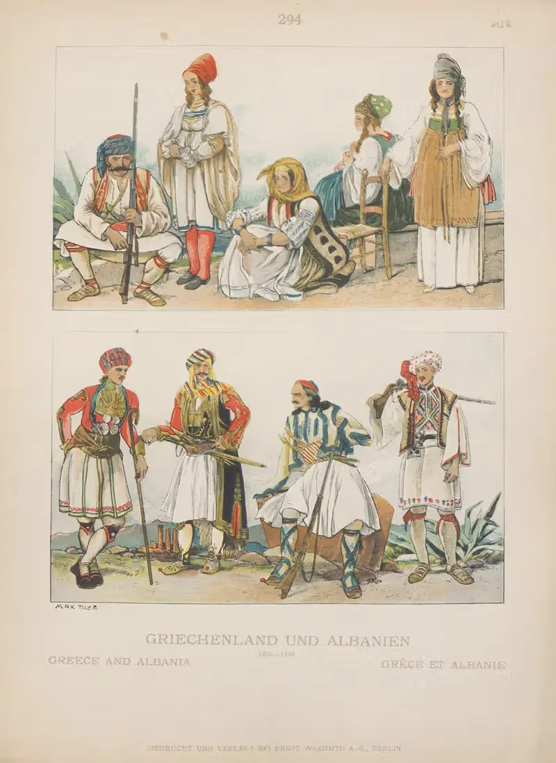 Греция и Албания by Адольф Розенберг, 1905 — digital art print download