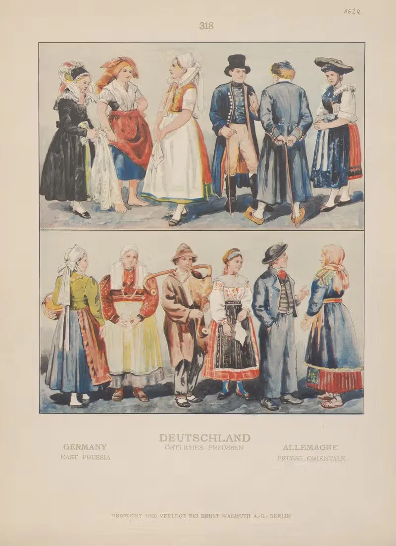 Германия; Восточная Пруссия by Адольф Розенберг, 1905 — digital art print download