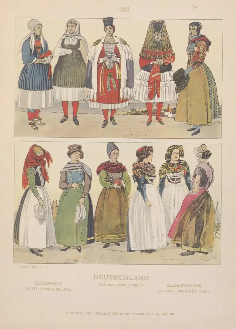 Германия; Северные прусские острова by Адольф Розенберг, 1905 — digital art print download