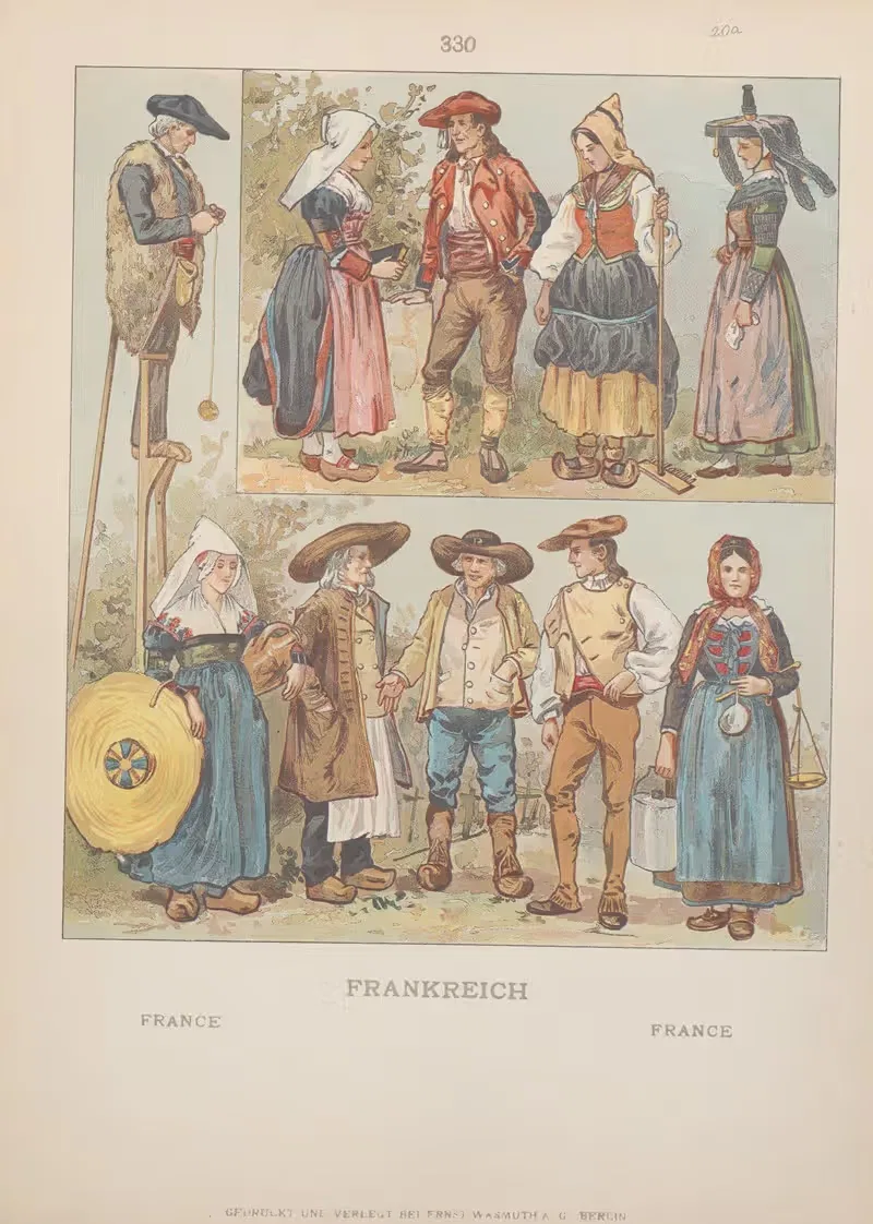 Франция by Адольф Розенберг, 1905 — digital art print download