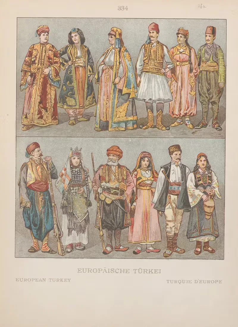Европейская Турция by Адольф Розенберг, 1905 — digital art print download